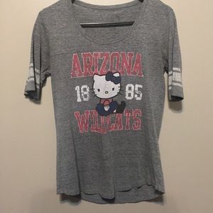 U of A Hello Kitty Baseball Tee
